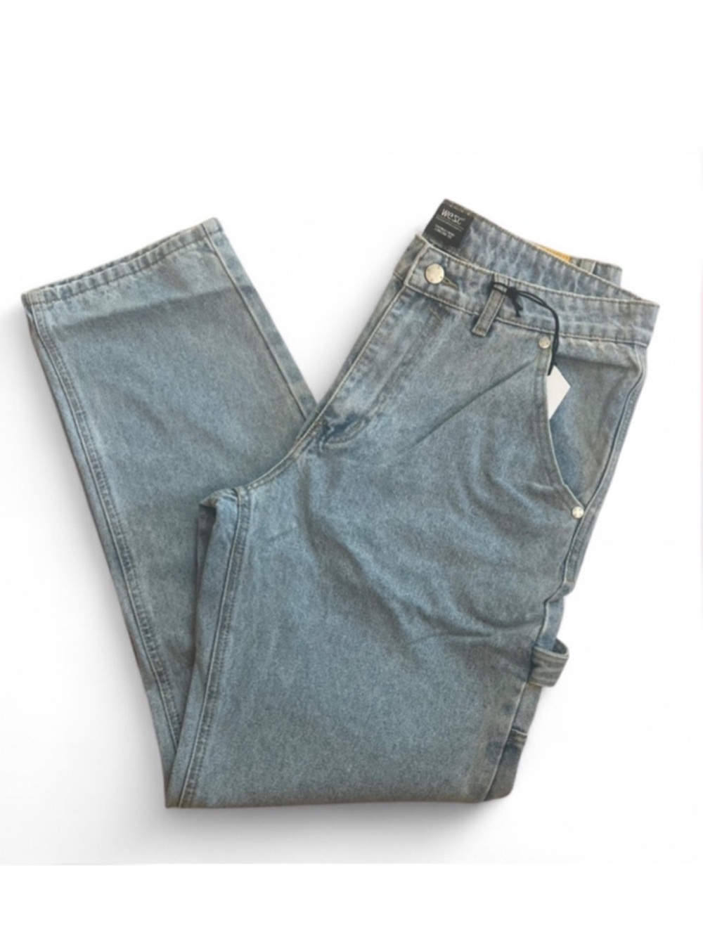 NWT Men’s WeSC Men's Light Wash Carpenter Jeans Size W34 x L32